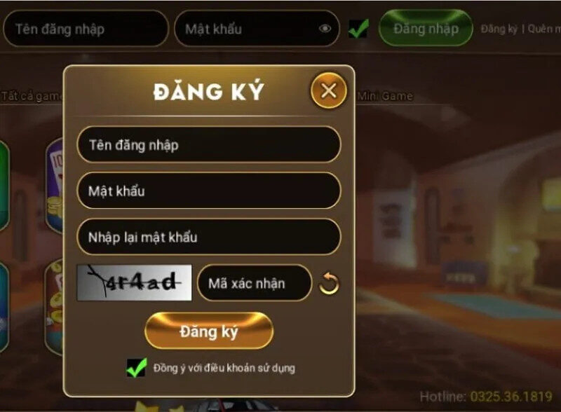 Hướng dẫn cách đăng ký tài khoản tại cổng game Zindo Club