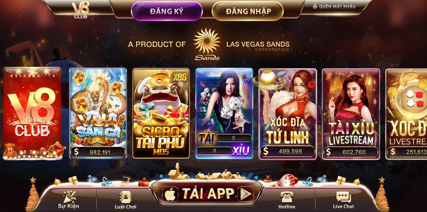 Kho game đa dạng tại V8club